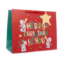 Gift Bag Bears W/Text Large Landscape 12pk