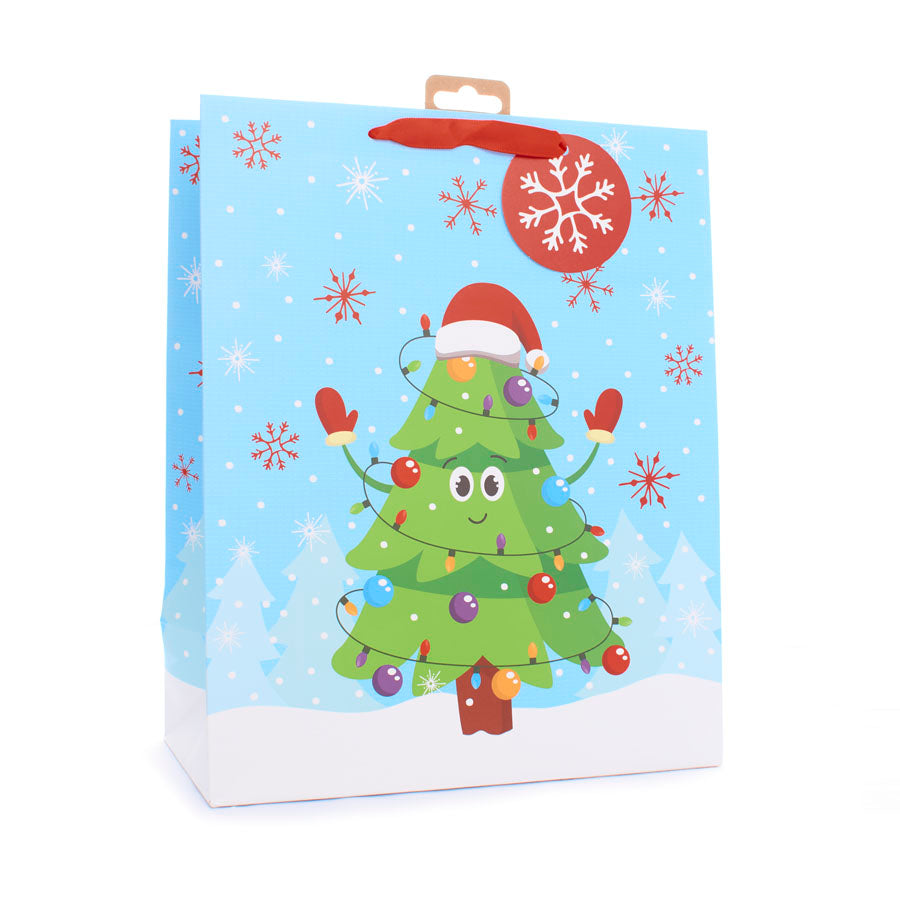 Gift Bag Christmas Tree Extra Large 12pk