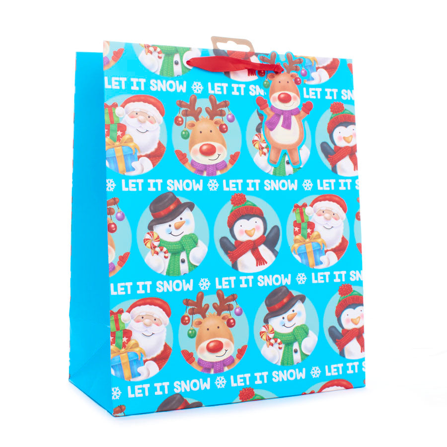 Gift Bag Characters Large 12pk