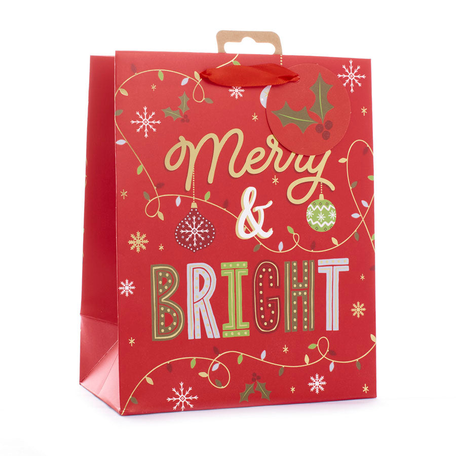 Gift Bag Text Extra Large 12pk