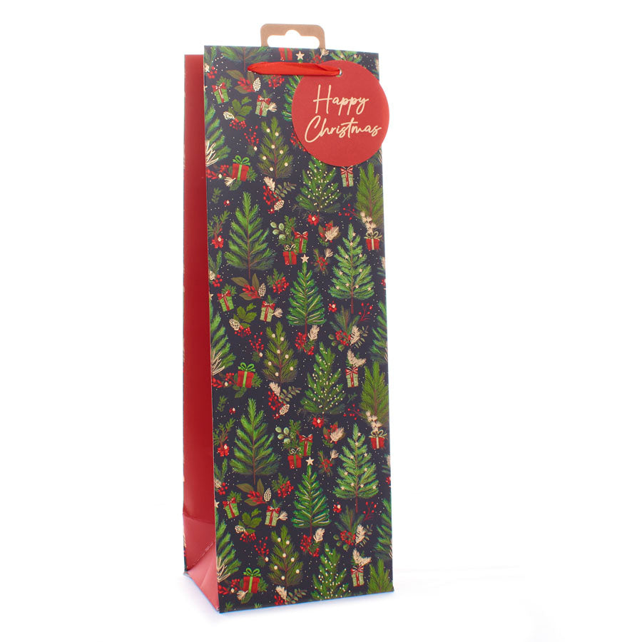 Gift Bag Trees Multi Bottle 12pk