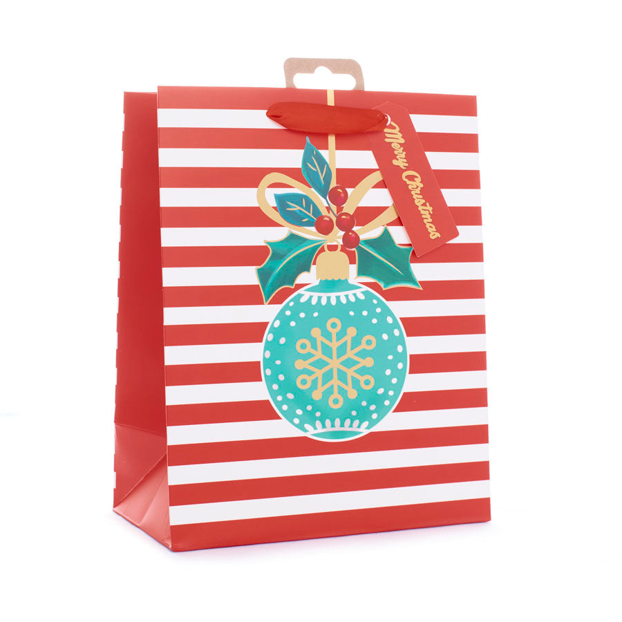 Gift Bag Bauble Medium 12pk