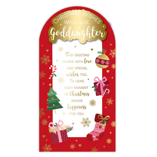 Prelude Platinum C55 Christmas Goddaughter 6pk