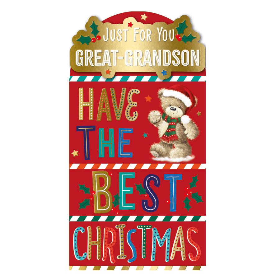 Prelude Platinum C55 Christmas Great-Grandson 6pk
