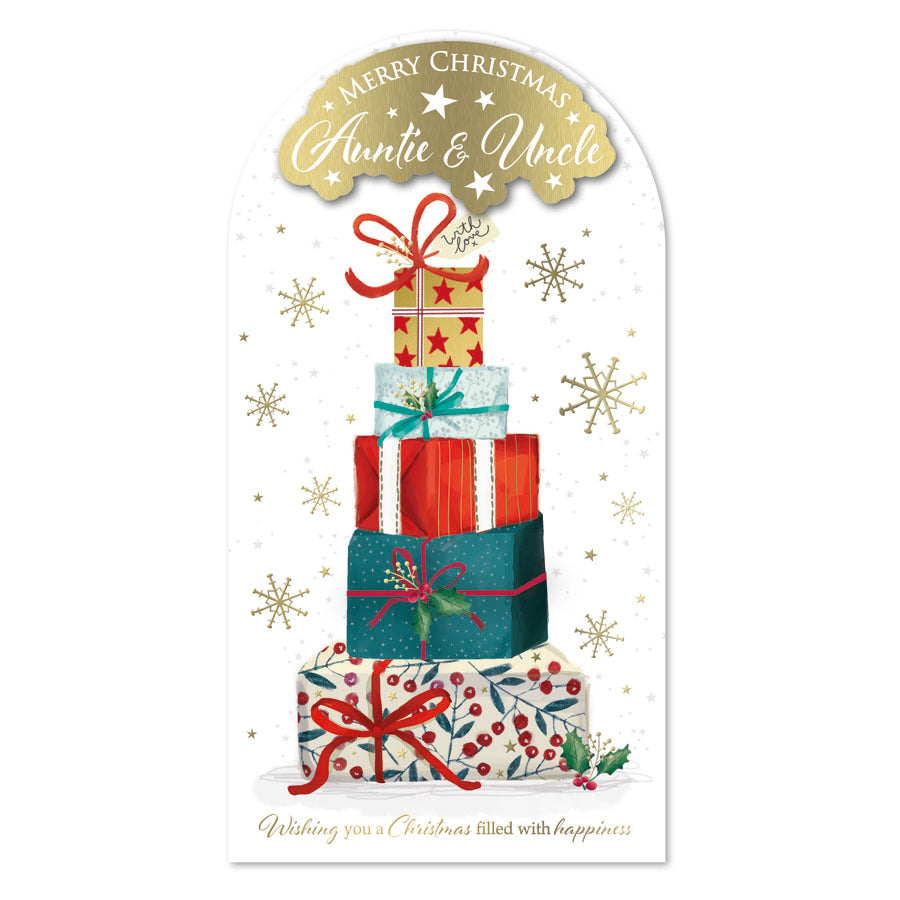 Prelude Platinum C55 Christmas Auntie & Uncle 6pk