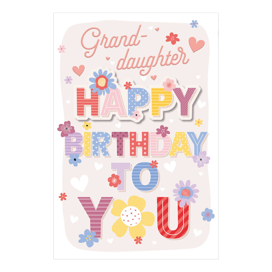 Prelude C75 Birthday Granddaughter 6pk