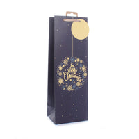 Gift Bag Text & Icons Bottle 12pk