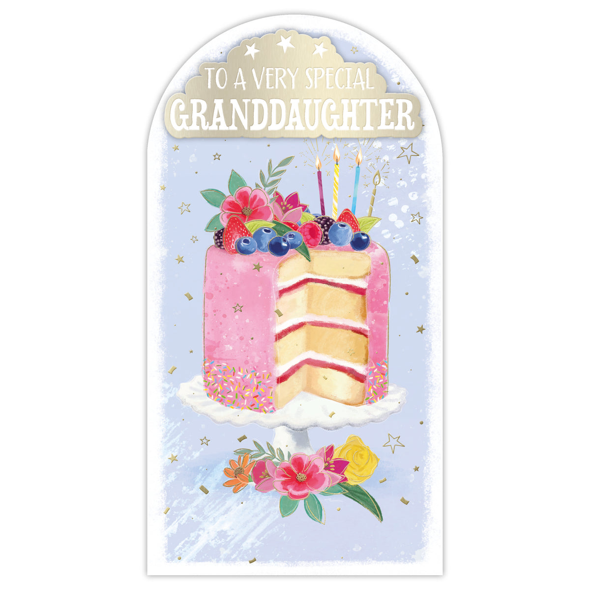 Prelude Platinum C55 Birthday Granddaughter 6pk