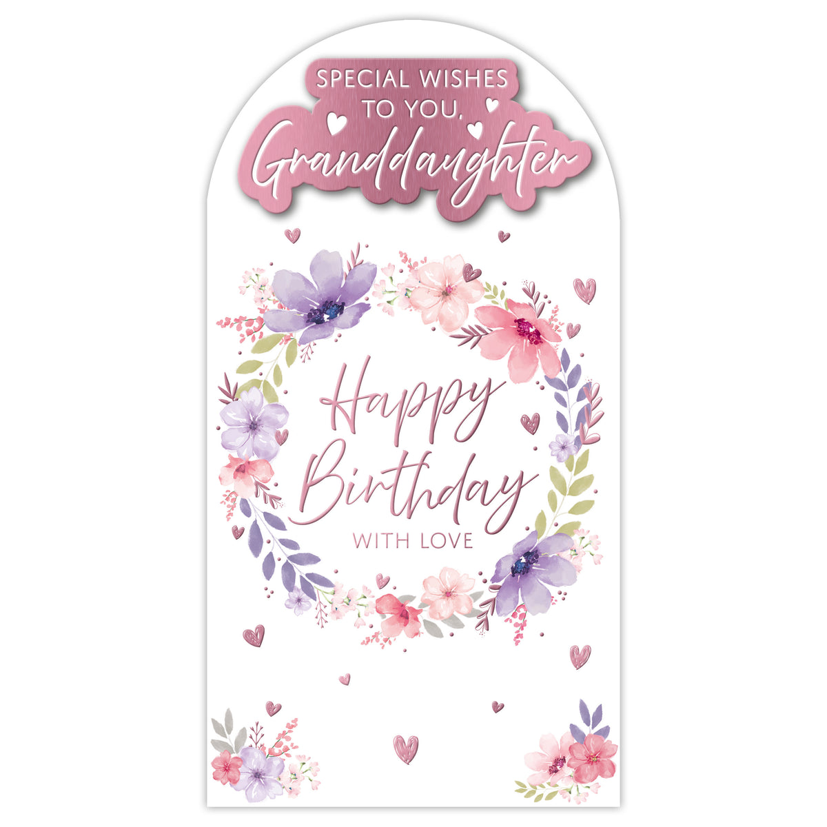 Prelude Platinum C55 Birthday Granddaughter 6pk