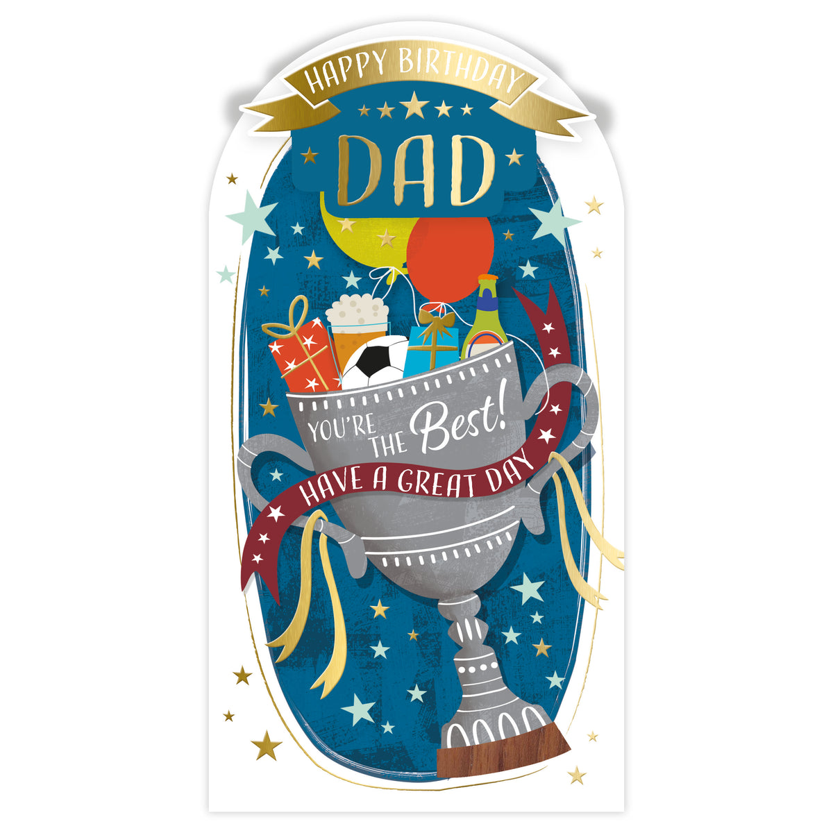 Prelude Platinum C55 Birthday Dad 6pk