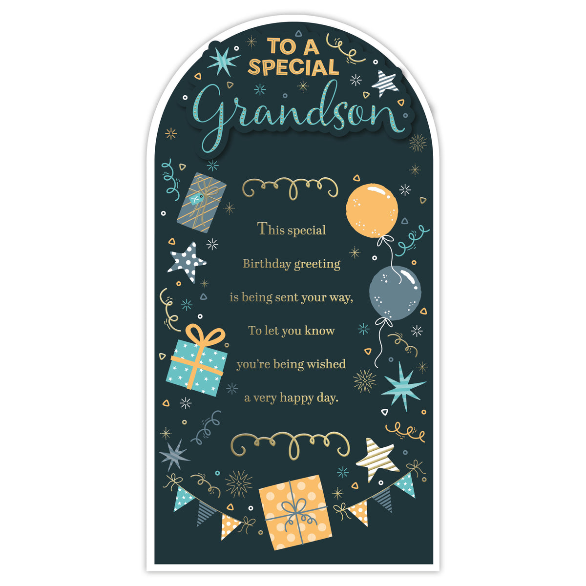 Prelude Platinum C55 Birthday Grandson 6pk
