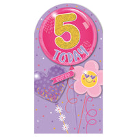 Prelude Platinum C55 Birthday Age 5 6pk