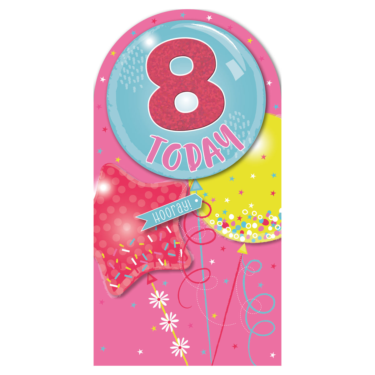 Prelude Platinum C55 Birthday Age 8 6pk