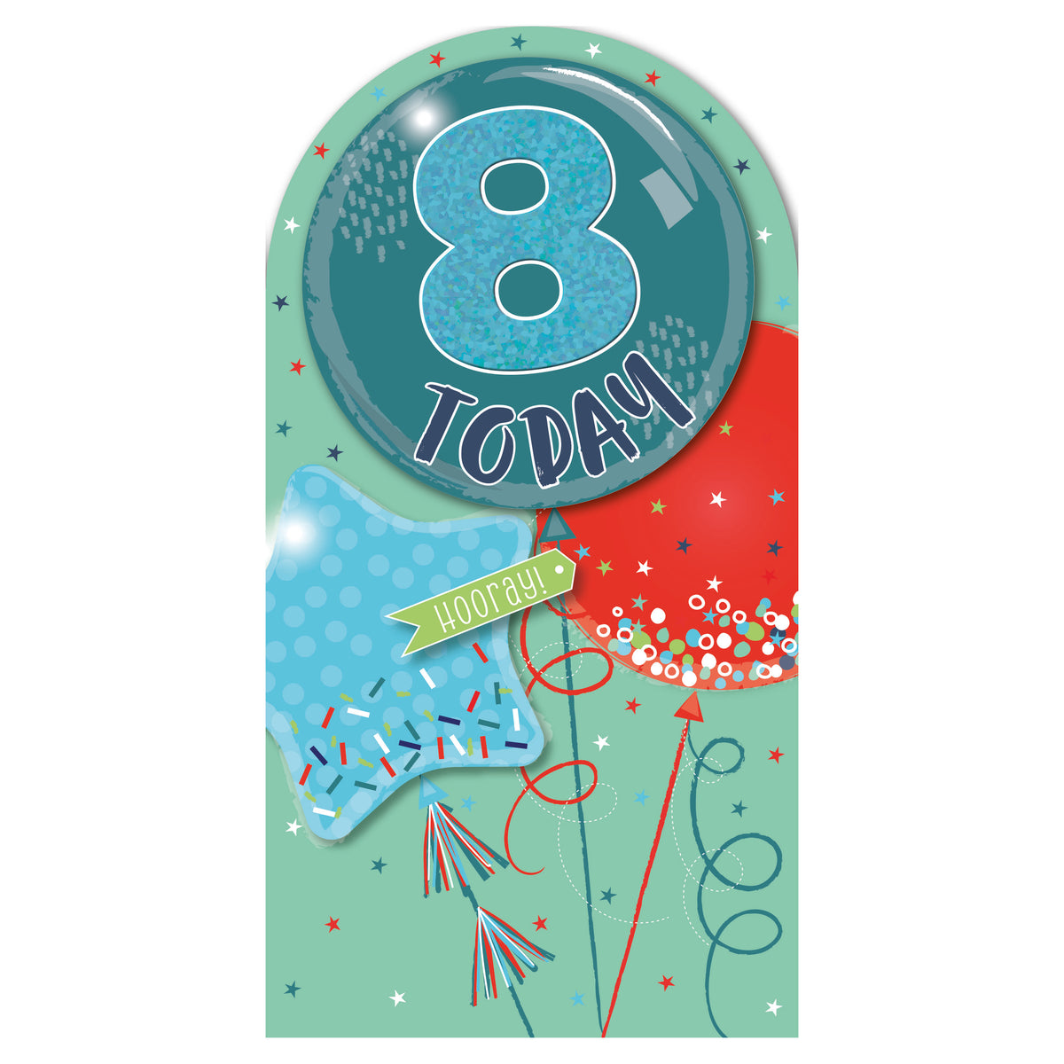 Prelude Platinum C55 Birthday Age 8 6pk