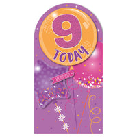 Prelude Platinum C55 Birthday Age 9 6pk
