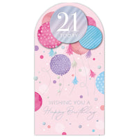 Prelude Platinum C55 Birthday Age 21 6pk