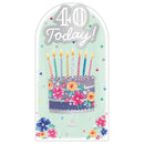 Prelude Platinum C55 Birthday Age 40 6pk