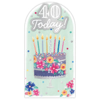 Prelude Platinum C55 Birthday Age 40 6pk