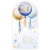 Prelude Platinum C55 Birthday Age 50 6pk