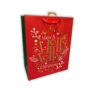 Christmas Text Gift Bag Large 12pk