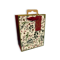Christmas Foliage Gift Bag Small 12pk