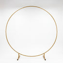 Metal Deco Round Frame Gold 2M