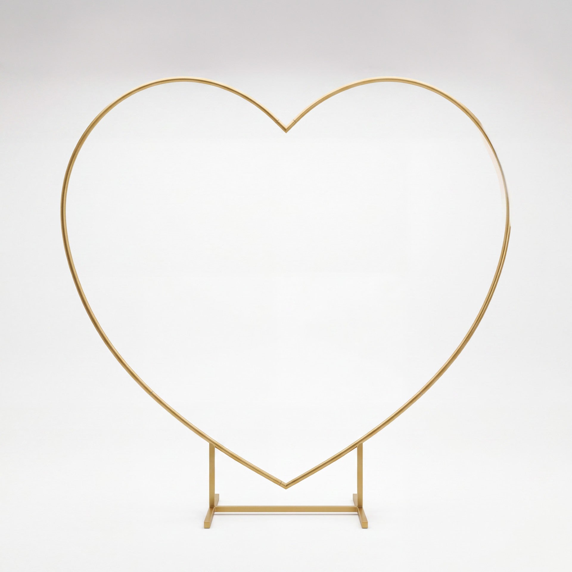 Metal Heart Frame Gold 2M