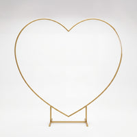 Metal Heart Frame Gold 2M