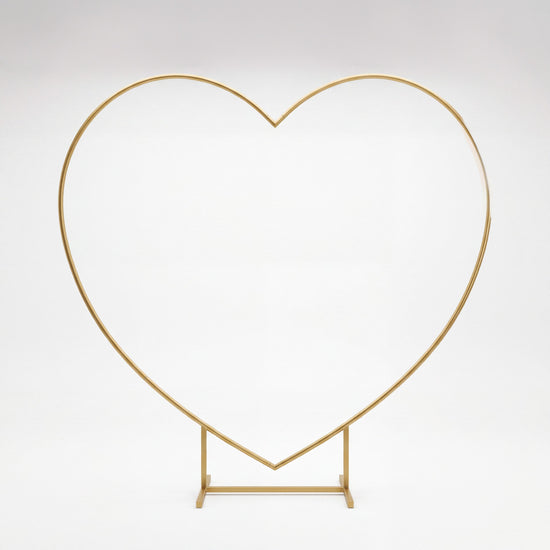 Metal Heart Frame Gold 2M
