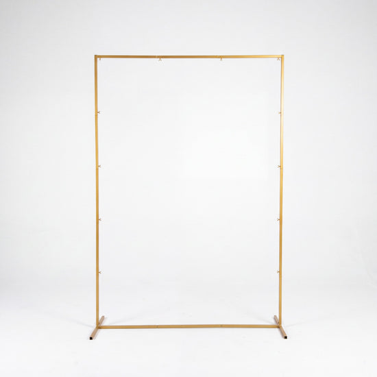 Metal Rectangular Frame Gold 2M