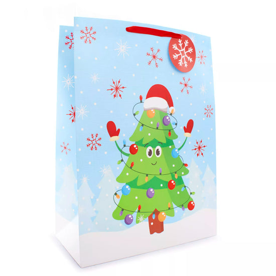 Gift Bag Christmas Tree Super Giant 12pk