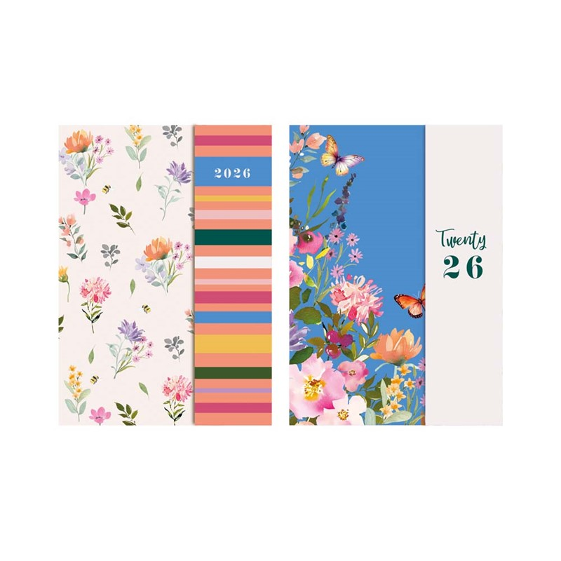 Diary Organiser A6 WTV Botanical Family 2027 6pk