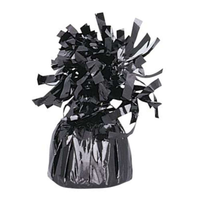 Unique Tassel Balloon Weight Black 6oz