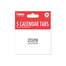 Calendar Tabs 2027