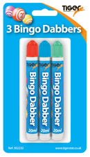 Tiger Stationery 3 Pack Bingo Dabbers
