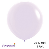 Sempertex Pastel Matte Lilac 36" Latex 2pk
