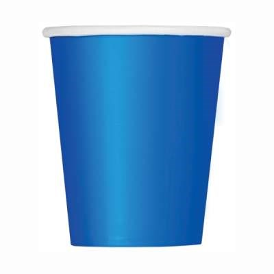 Unique 14 Pack Cups Royal Blue 9oz