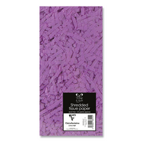 Lavender shredded tissue paper by Eurowrap, suitable for gift wrapping and decorative packaging.