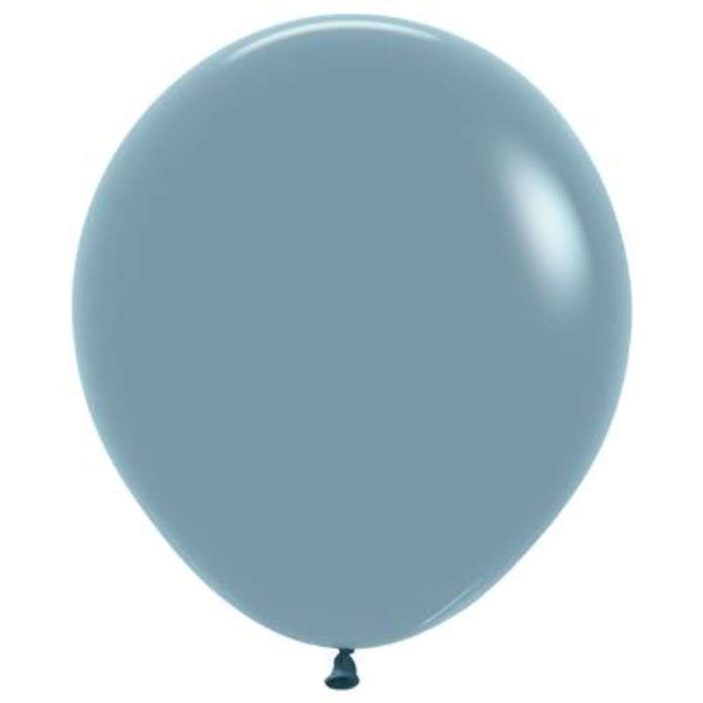 Sempertex Pastel Dusk Blue 18" Latex Balloons 25pk
