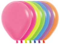 Sempertex Neon Assorted 12" Latex Balloons 50pk