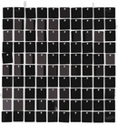 Oaktree Metallic Sequin Wall Panel Black 30cm