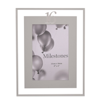 Milestones Frame Silver Age 16 4x6"