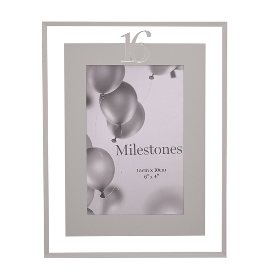 Milestones Frame Silver Age 16 4x6"