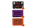 Halloween Door Mat 60x40cm 3pk