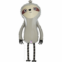 Grabo Foil Balloon Walking Sloth 39"