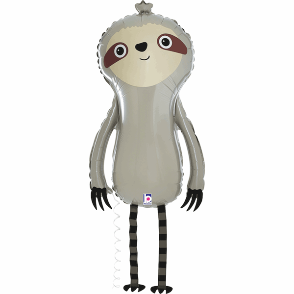 Grabo Foil Balloon Walking Sloth 39"