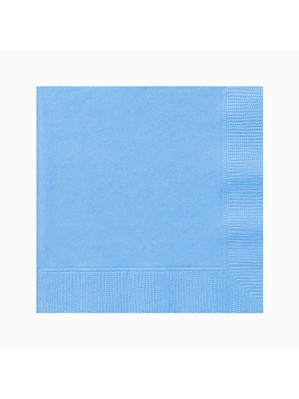 Unique 20 Pack Beverage Napkins Powder Blue