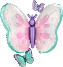 Anagram Flutters Butterfly 29" Foil Balloon