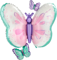 Anagram Flutters Butterfly 29" Foil Balloon