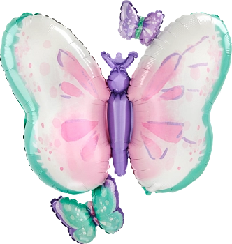 Anagram Flutters Butterfly 29" Foil Balloon